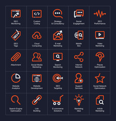 Outline icon set