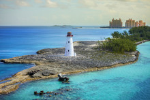 Nassau Bahamas And Lighthouse