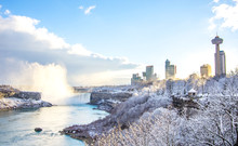 Niagara Falls In Winter,Canada