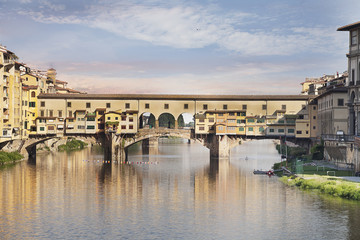 Fototapete - Ponte Vecchio bridge. Florence, Italy
