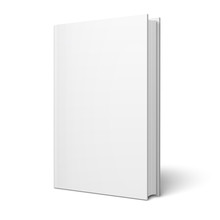 Blank Vertical Book Template.