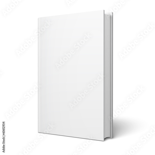 Fotomural Blank vertical book template.