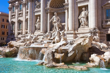 Fototapete - Fountain di Trevi