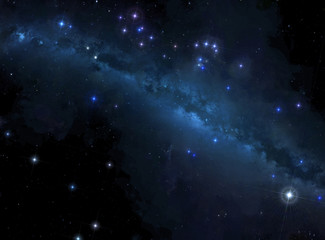 stars background with milky way
