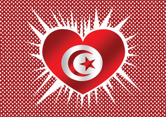 Poster - Tunisia Flag themes idea design