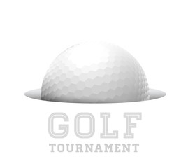 Wall Mural - Golf ball.