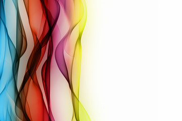 Fototapete - Abstract elegant wave background design with space for your text