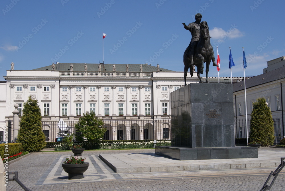 pałac prezydencki - obrazy, fototapety, plakaty 