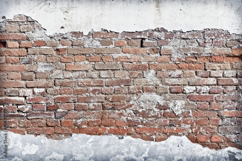 Naklejka na szafę old brick wall