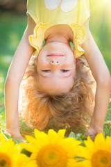 Wall Mural - Child in spring