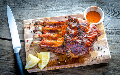 Poster - Grilled pork ribs