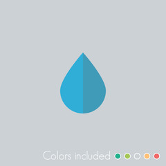 Canvas Print - Liquid - FLAT UI ICON COLLECTION