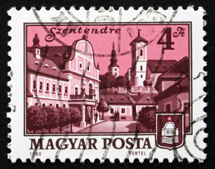 Postage stamp Hungary 1980 View of Szentendre