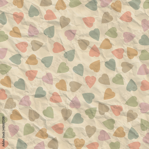 Naklejka dekoracyjna Abstract background of hearts