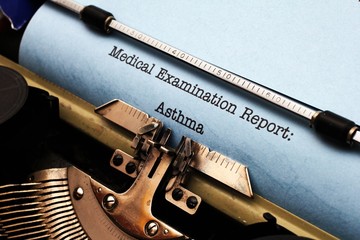 Wall Mural - Medical report - Asthma