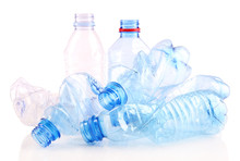 Plastic Bottle Isolated On White
