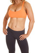 © Poulsons Photography - Woman orange bra hands hips body