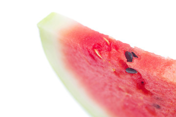 Wall Mural - slice of watermelon isolated on white