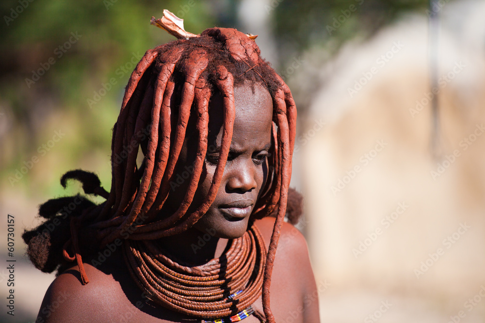 Himba Women Namibia. - obrazy, fototapety, plakaty 