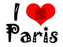 I Love Paris Qr Code