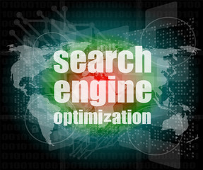 Poster - Search Engine Optimization - SEO Sign in Browser Window