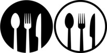 Sign With Spoon, Fork And Knife