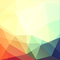 Wall Mural - vibrant triangular background