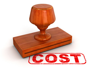 Poster - Rubber Stamp Cost (clipping path included)