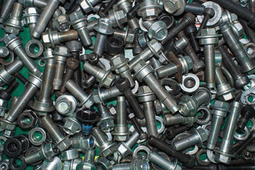 Scrap bolts and nuts