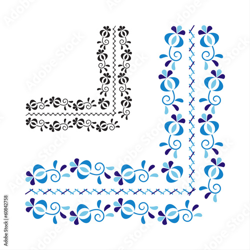 Fotografija Traditional folk ornament and pattern