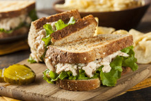 Healthy Tuna Sandwich With Lettuce