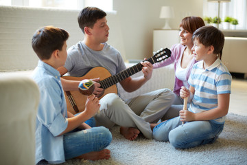 Poster - Musical family