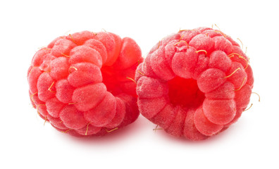 Wall Mural - Fresh raspberries