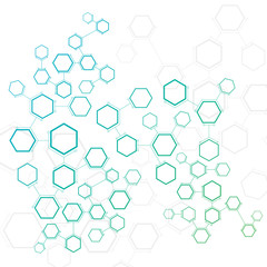 Wall Mural - Abstract Network Background