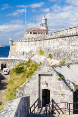 Canvas Print - The fortress and lighthouse of El Morro in Havana