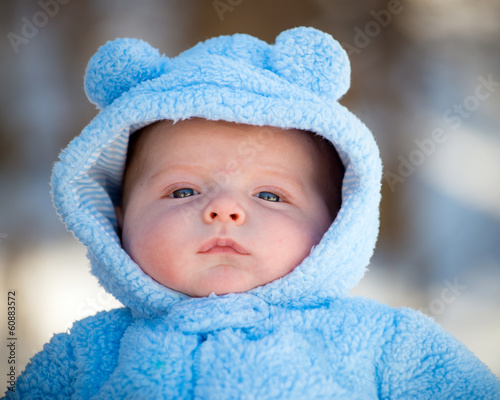 baby fluffy snowsuit