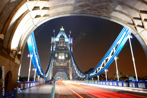 Obraz w ramie Tower Bridge at night