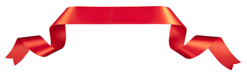 Wall Mural - red ribbon