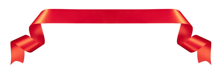 Wall Mural - red ribbon