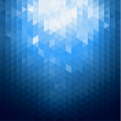 Wall Mural - abstract blue shiny background
