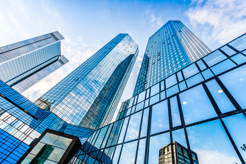 Skyscrapers in Frankfurt, Germany