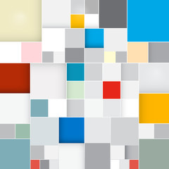 Poster - Abstract Vector Retro Square Background