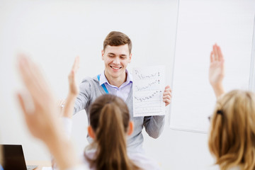 Wall Mural - Teacher at lesson