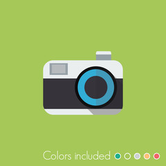 Canvas Print - Camera - FLAT UI ICON COLLECTION