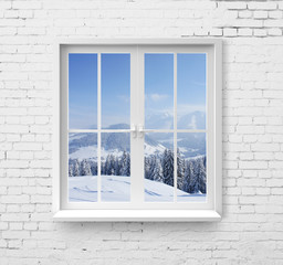 Wall Mural - mountain view