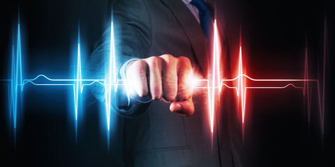 Wall Mural - power in hands