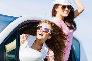 Women in car