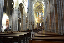 Interior Of St. Vitus Cathedral