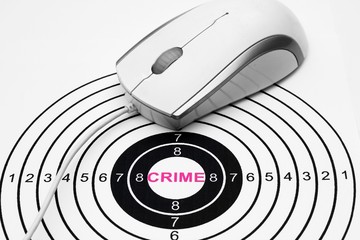 web crime concept