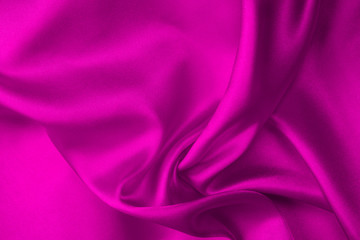 Wall Mural - Pink silk fabric background
